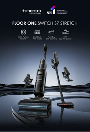 Tineco Floor ONE Switch S7 Stretch Cordless Wet Dry Vacuum Cleaner, Up to 70 Min for Multi-Level Messes,Multi-Function Cleaner for whole house cleaning